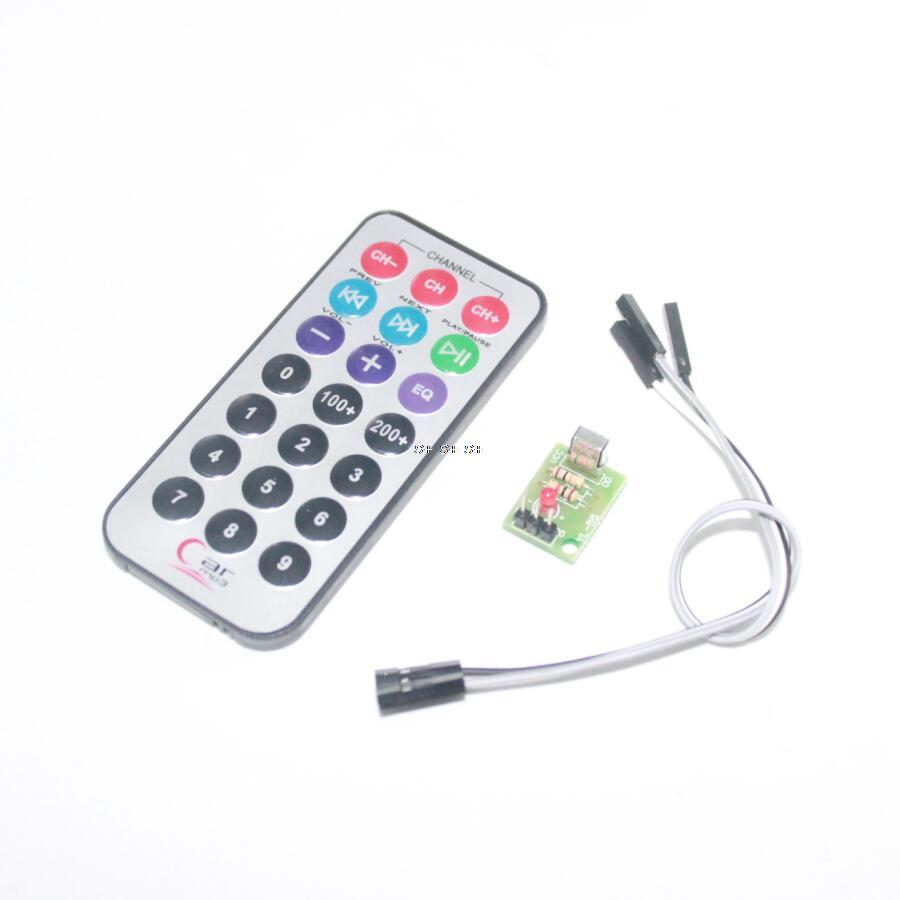 Raspberry Pi DIY sans pile Arduino Kit télécommande Infrarouge HX1838 Noir 